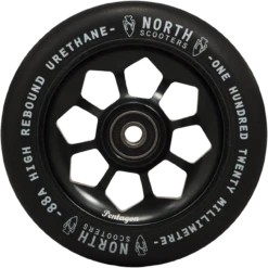 North Scooters Pentagon 88A Scooter Wheels 120mm - Pair -Lucky shop 170084 67317.1677283551