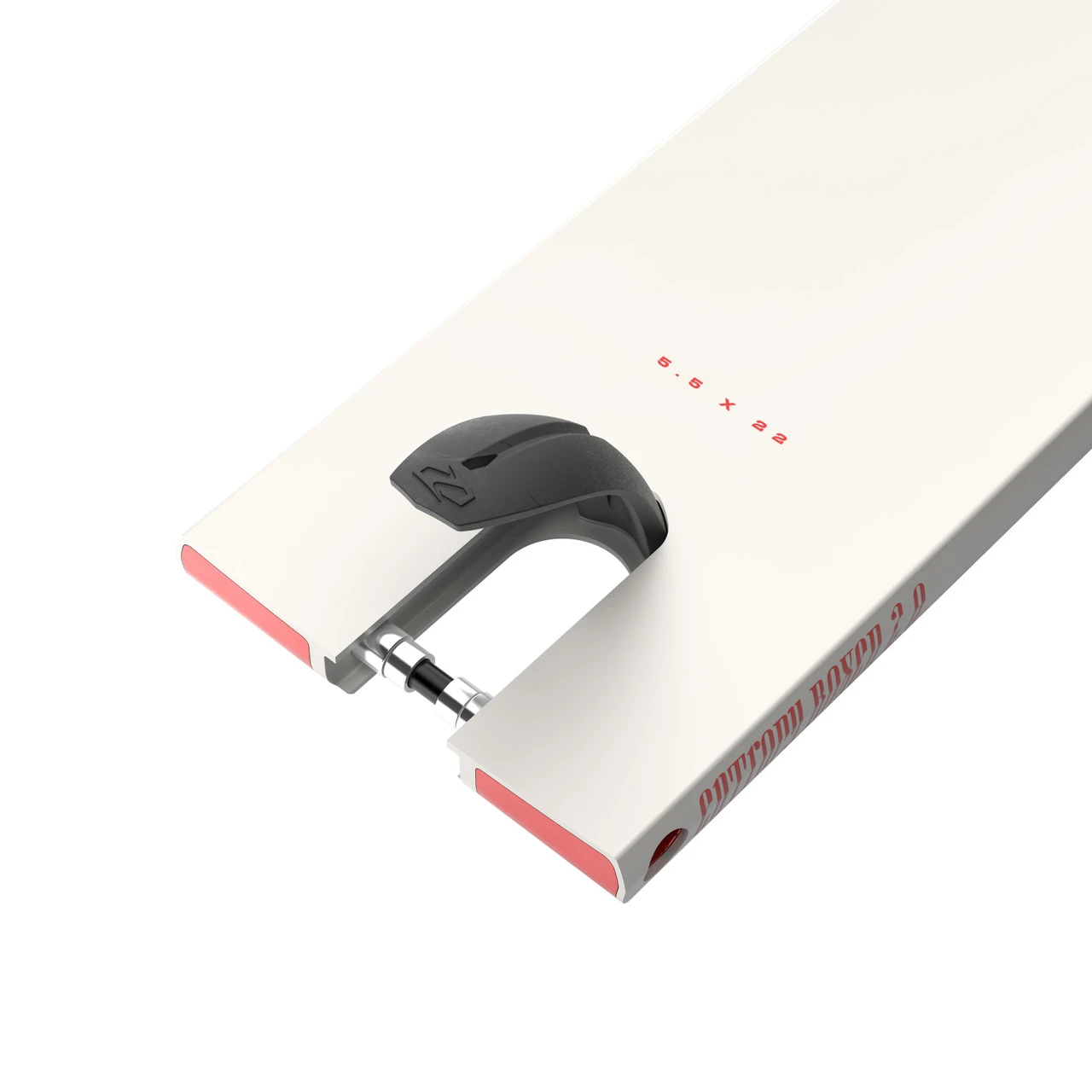 Fuzion - Entropy 2.0 Boxed Deck - 5.5 X 22 - Polished White 5 Fuzion - Entropy 2.0 Boxed Deck - 5.5 X 22 - Polished White - Image 3