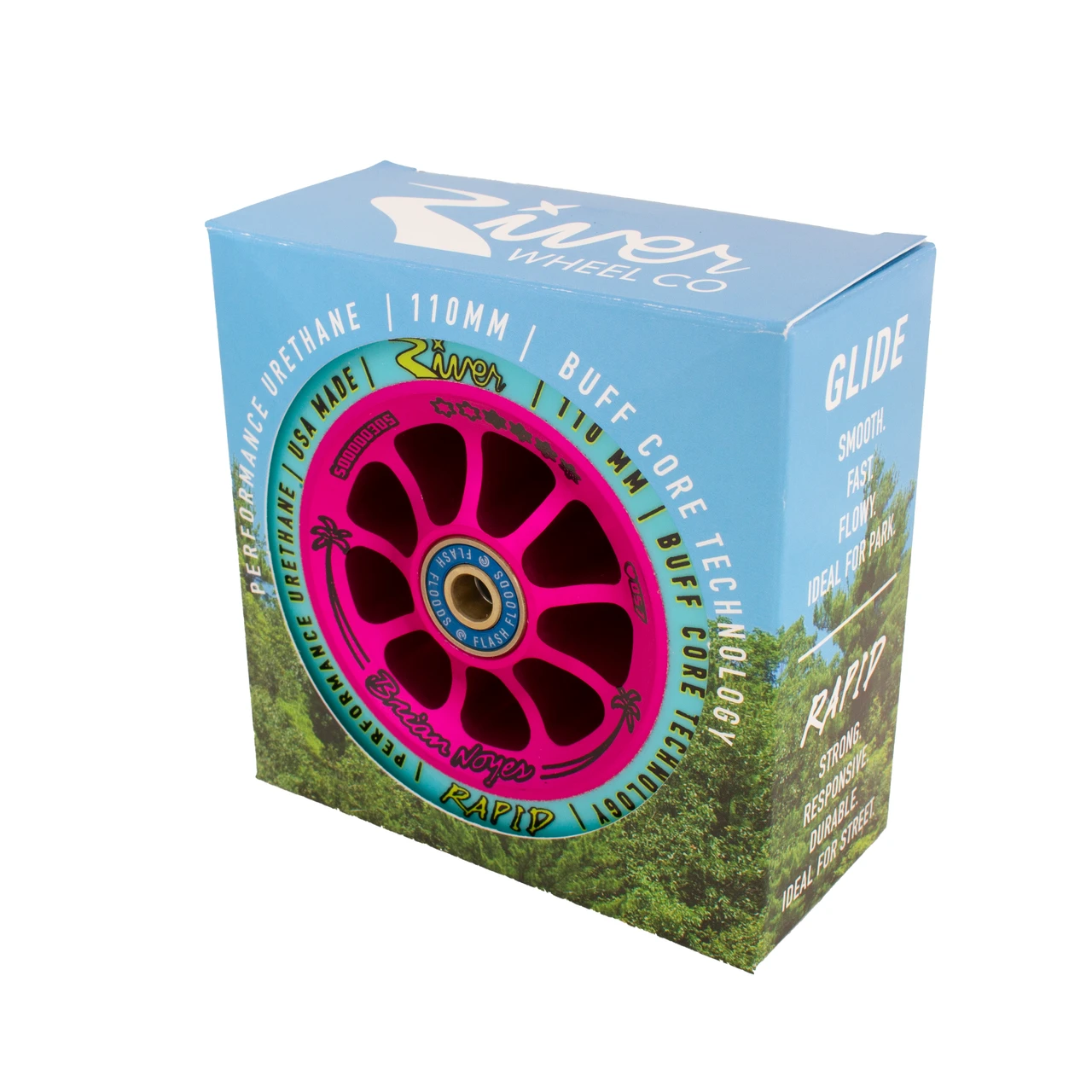 River Wheel Co. Rapids 110mm Wheels 14 River Wheel Co. Rapids 110mm Wheels - Image 12