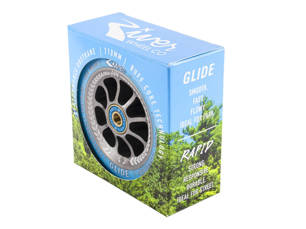 River Wheel Co. - Glides 110mm Wheels 4 River Wheel Co. - Glides 110mm Wheels - Image 2