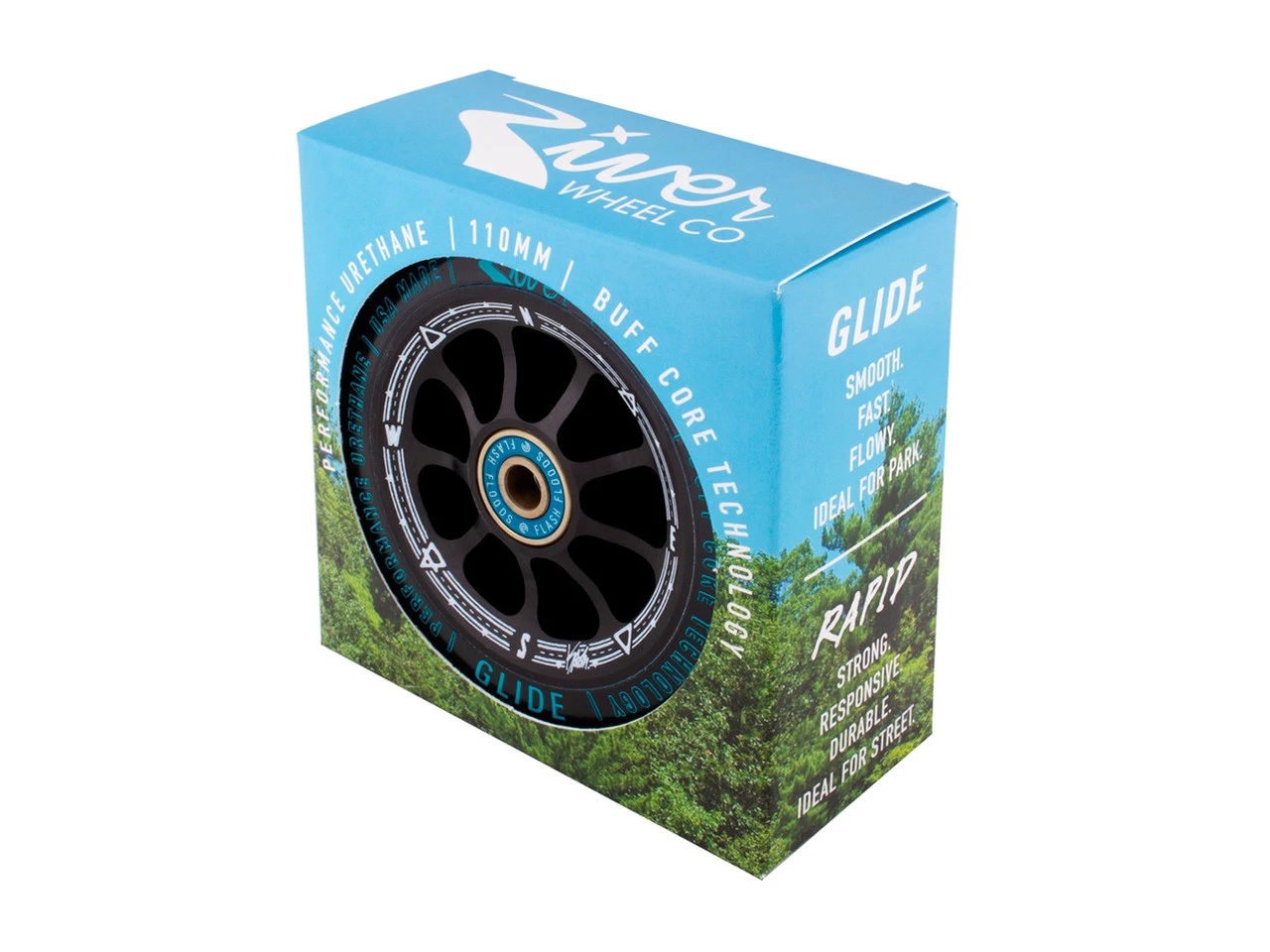 River Wheel Co. - Glides 110mm Wheels 7 River Wheel Co. - Glides 110mm Wheels - Image 5