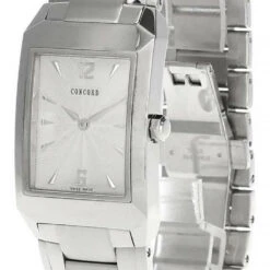 CONCORD Carlton 27MM S-Steel Quartz Silver Dial Men's Watch 0310661