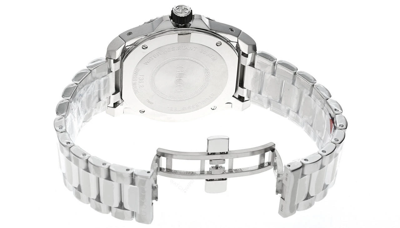GUCCI Dive 45MM Quartz Stainless Steel Black Dial Men's Watch YA136218 5 GUCCI Dive 45MM Quartz Stainless Steel Black Dial Men's Watch YA136218 - Image 3