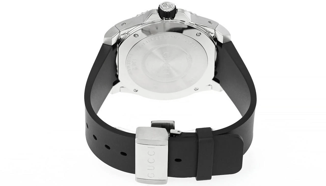 GUCCI Dive Dragon 45MM Quartz BLK King-Snake Dial Men's Watch YA136217 5 GUCCI Dive Dragon 45MM Quartz BLK King-Snake Dial Men's Watch YA136217 - Image 3
