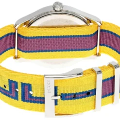 GUCCI G-Timeless 38MM QTZ YLW/Purple Dial Nylon Unisex Watch YA1264069 8 GUCCI G-Timeless 38MM QTZ YLW/Purple Dial Nylon Unisex Watch YA1264069 -Lucky shop gucci watches gucci g timeless 38mm qtz ylwpurple dial nylon unisex watch ya1264069 50600.1653069146