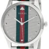 GUCCI G-Timeless 42MM QTZ SS MultiColour SLVR Dial Men's Watch YA126284 -Lucky shop gucci watches gucci g timeless 42mm qtz ss multicolour slvr dial mens watch ya126284 15396.1653349519