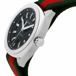 Lucky shop -Lucky shop gucci watches gucci gg2570 black dial 41mm nylon band mens watch ya142305 44841.1673645529