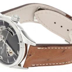 Lucky shop -Lucky shop hamilton watches hamilton jazzmaster 42mm auto open heart leather mens watch h32705581 74156.1675135580