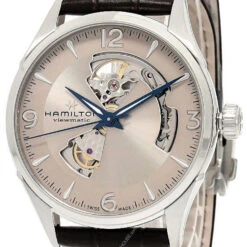 HAMILTON Jazzmaster 42MM Open Heart Silver Dial Men's Watch H32705521