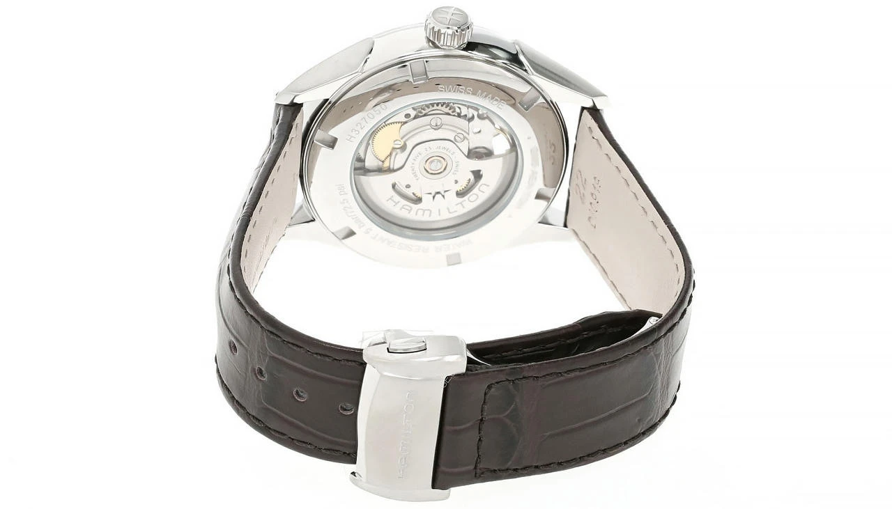 HAMILTON Jazzmaster 42MM Open Heart Silver Dial Men's Watch H32705521 5 HAMILTON Jazzmaster 42MM Open Heart Silver Dial Men's Watch H32705521 - Image 3