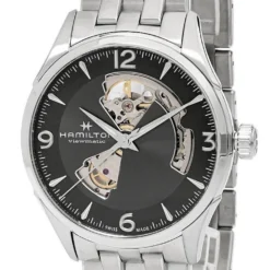 HAMILTON Jazzmaster 42MM SS Gray Open Heart Dial Men's Watch H32705181