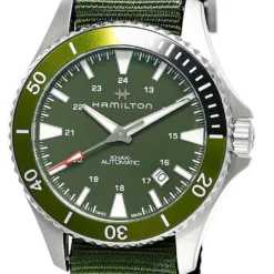 HAMILTON Khaki Navy Scuba 40MM AUTO GRN NATO Strap Men's Watch H82375961