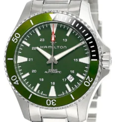 HAMILTON Khaki Navy Scuba 40MM AUTO SS GRN Dial Men's Watch H82375161