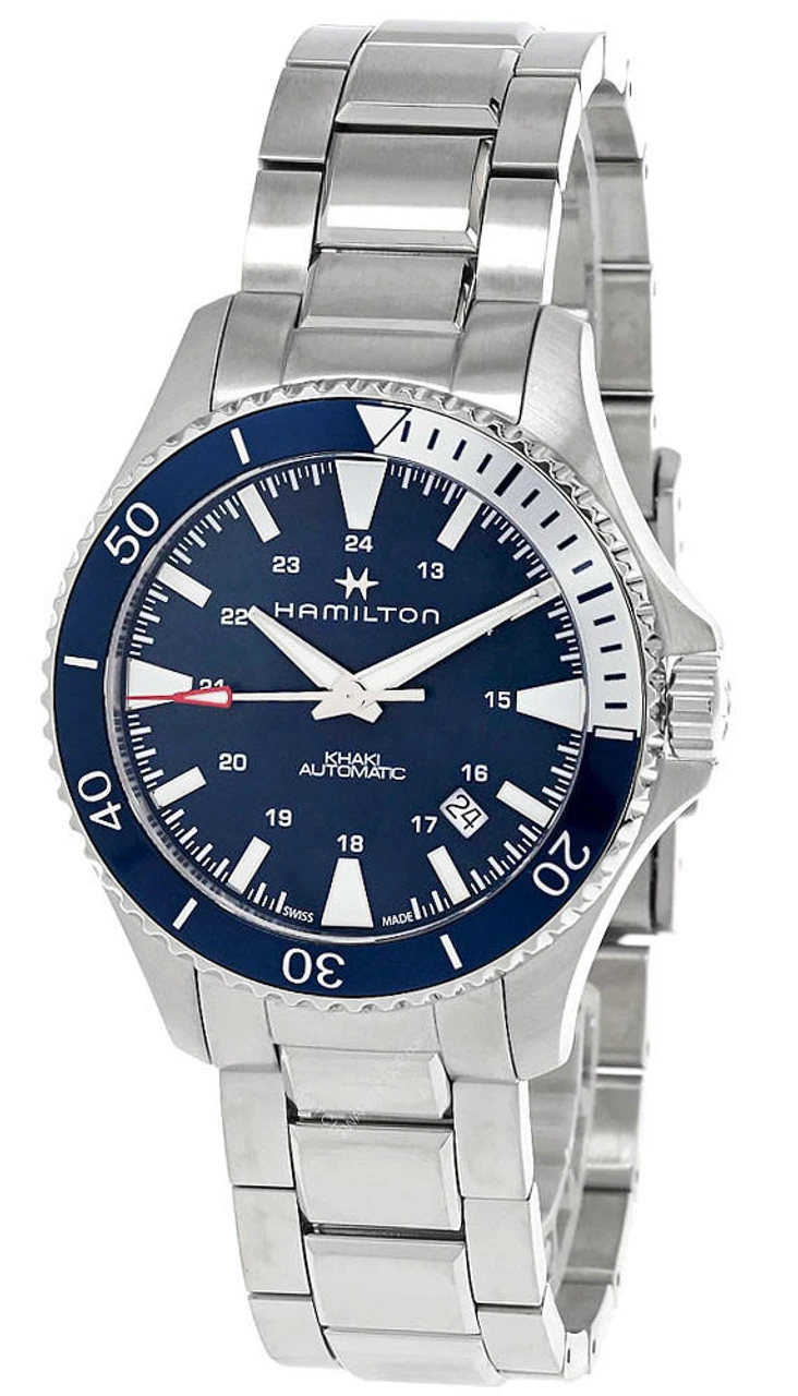 HAMILTON Khaki Navy Scuba Automatic SS Blue Dial Men's Watch H82345141 3 HAMILTON Khaki Navy Scuba Automatic SS Blue Dial Men's Watch H82345141