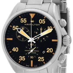 HAMILTON Khaki Pilot 44MM CHRONO Black Dial Men's Watch H76722131