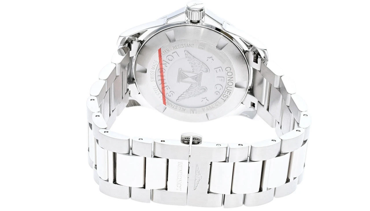 LONGINES Conquest 41MM QTZ SS Blue Sunray Dial Men's Watch L3.759.4.96.6 5 LONGINES Conquest 41MM QTZ SS Blue Sunray Dial Men's Watch L3.759.4.96.6 - Image 3