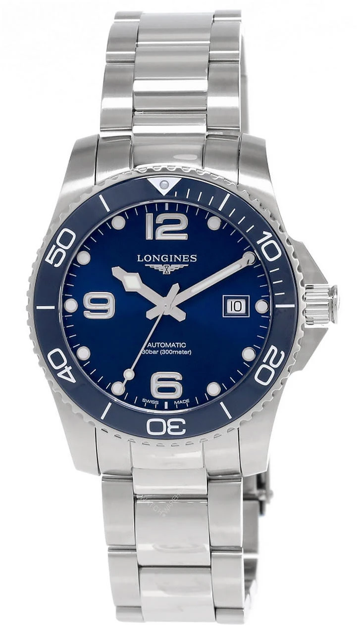 LONGINES HydroConquest 41MM Blue Dial Ceramic Bezel Men's Watch L3.781.4.96.6 3 LONGINES HydroConquest 41MM Blue Dial Ceramic Bezel Men's Watch L3.781.4.96.6