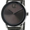 MOVADO Bold 40MM Quartz SS Gunmetal Dial Bracelet Men's Watch 3600509 -Lucky shop movado watches movado bold 40mm quartz ss gunmetal dial bracelet mens watch 3600509 48691.1672209817