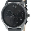 MOVADO Bold Thin 42MM CHRONO Black Dial Leather Men's Watch 3600632 -Lucky shop movado watches movado bold thin 42mm chrono black dial leather mens watch 3600632 03298.1670990261
