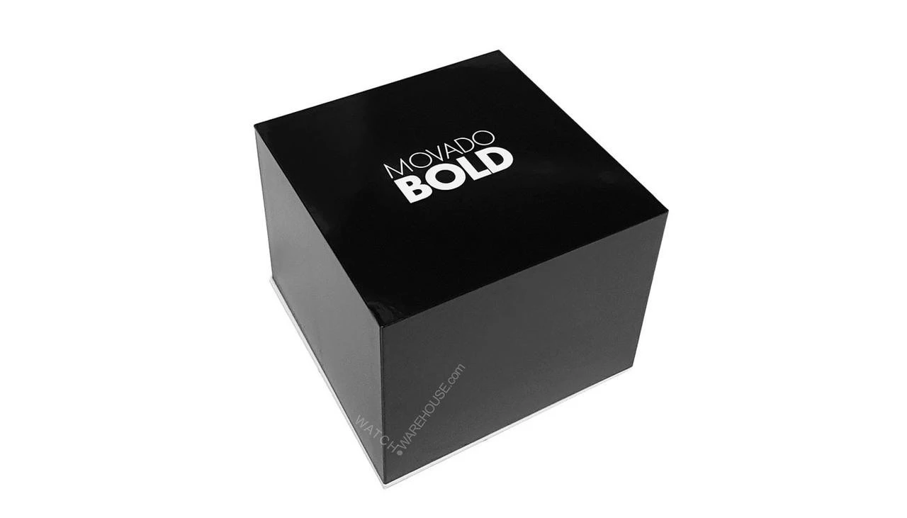 MOVADO Bold Thin 42MM Quartz White Dial Brown LTHR Men's Watch 3600631 6 MOVADO Bold Thin 42MM Quartz White Dial Brown LTHR Men's Watch 3600631 - Image 4