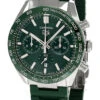 TAG HEUER Carrera AUTO 44MM Green Dial Rubber Men's Watch CBN2A1N.FT6238 -Lucky shop tag heuer watches tag heuer carrera auto 44mm green dial rubber mens watch cbn2a1nft6238 85047.1698297949