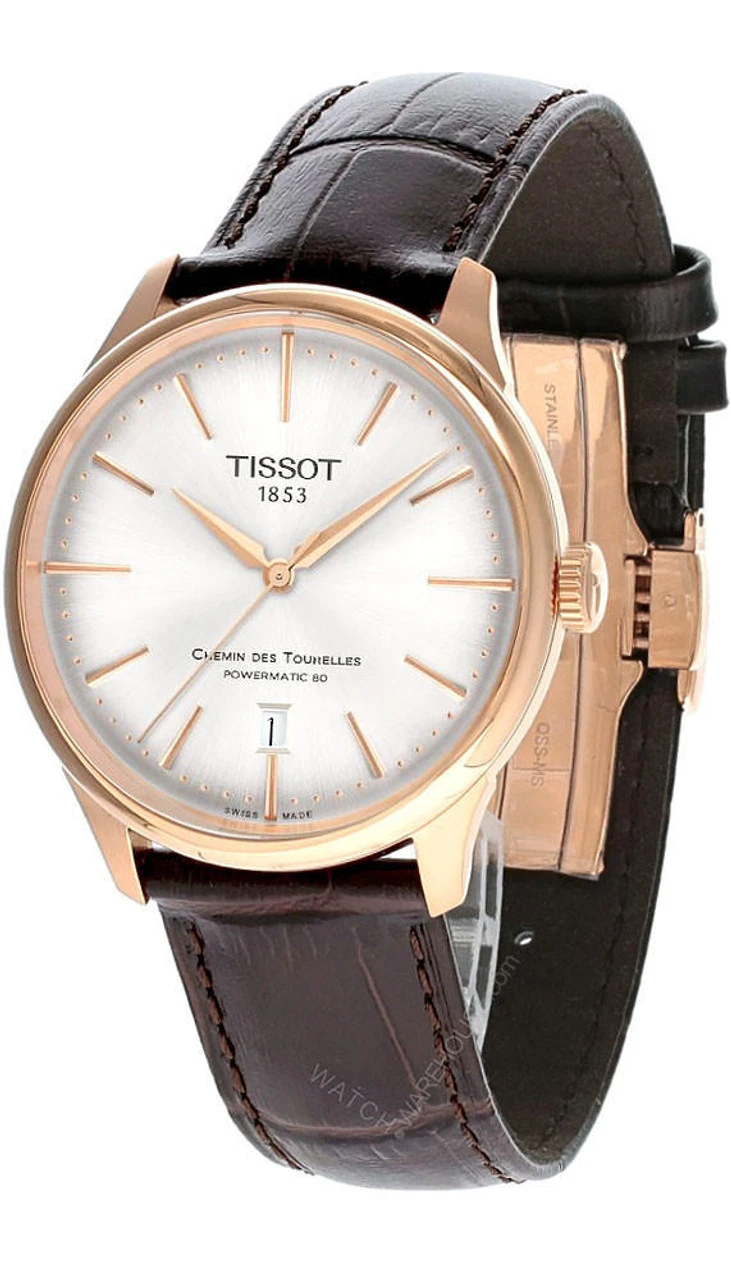 TISSOT Chemin Des Tourelles 39MM AUTO Silver Dial Men's Watch T139.807.36.031.00 3 TISSOT Chemin Des Tourelles 39MM AUTO Silver Dial Men's Watch T139.807.36.031.00