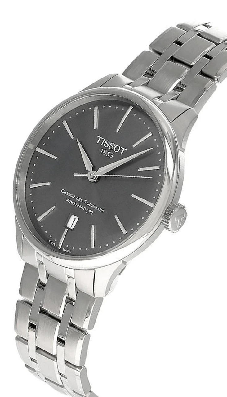 TISSOT Chemin Des Tourelles 39MM AUTO SS Men's Watch T139.807.11.061.00 4 TISSOT Chemin Des Tourelles 39MM AUTO SS Men's Watch T139.807.11.061.00 - Image 2