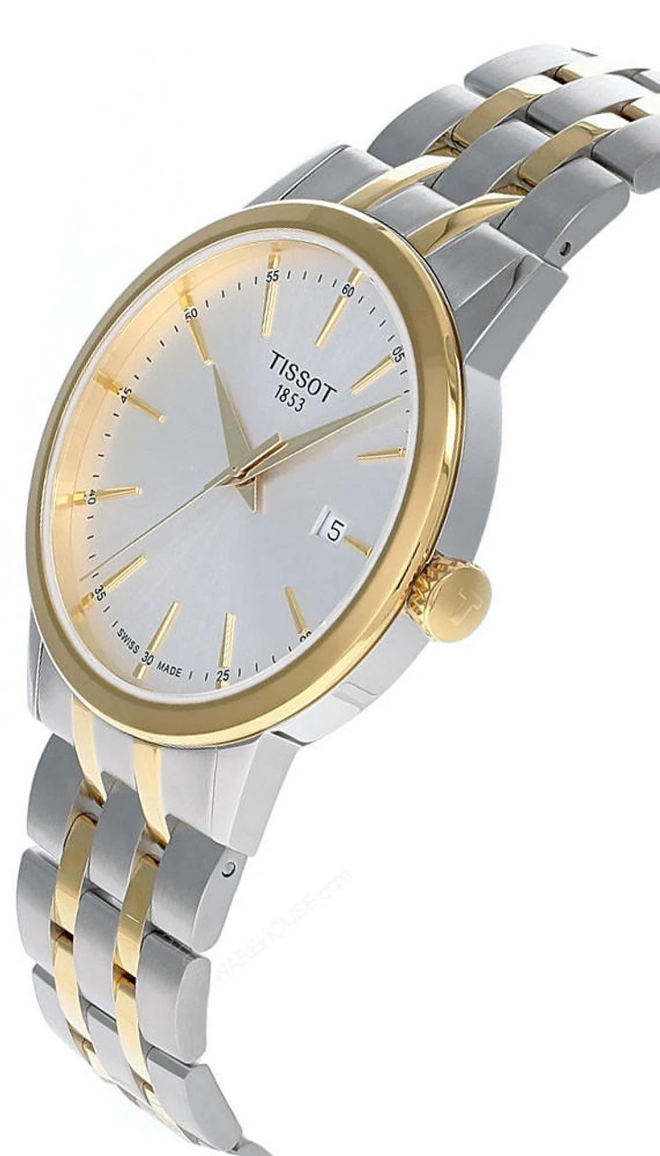 TISSOT Classic Dream 42MM SS Two-Tone Silver Dial Men's Watch T129.410.22.031.00 4 TISSOT Classic Dream 42MM SS Two-Tone Silver Dial Men's Watch T129.410.22.031.00 - Image 2