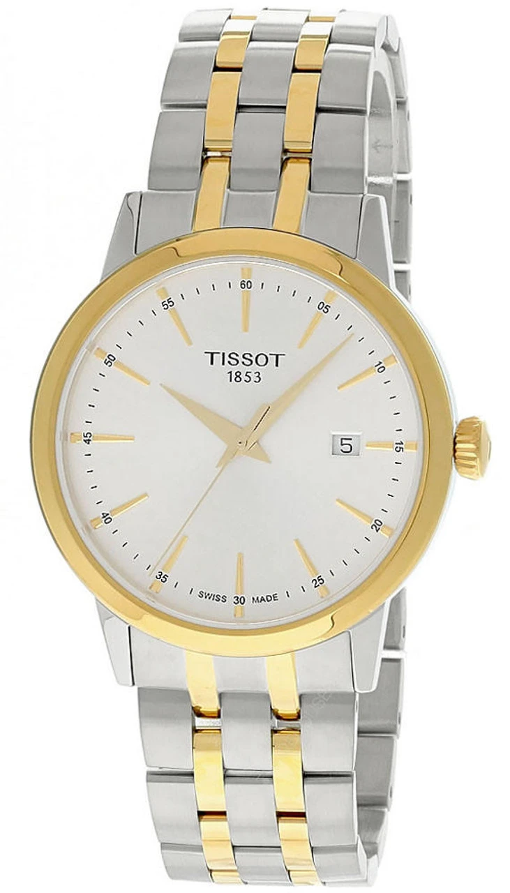 TISSOT Classic Dream 42MM SS Two-Tone Silver Dial Men's Watch T129.410.22.031.00 3 TISSOT Classic Dream 42MM SS Two-Tone Silver Dial Men's Watch T129.410.22.031.00