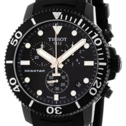 TISSOT Seastar 1000 45.5MM Quartz Black Dial Men's Watch T120.417.37.051.02