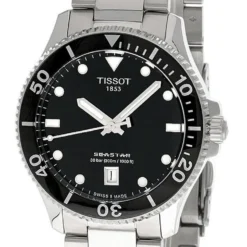 TISSOT Seastar 1000 Black Dial 40MM SS Men's Watch T120.410.11.051.00